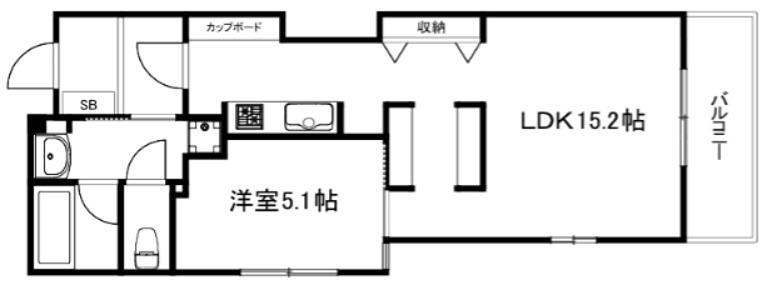 GRANGE京都丹波口 間取り