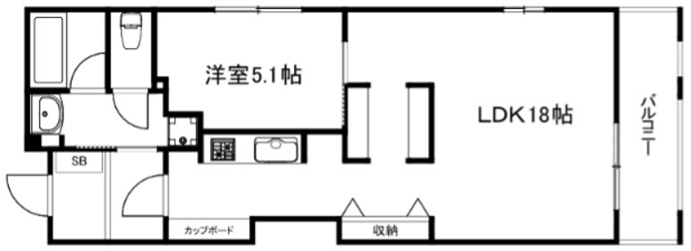 GRANGE京都丹波口 間取り