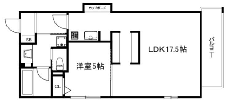 GRANGE京都丹波口 間取り