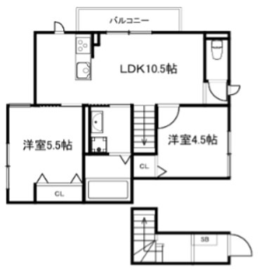 エルミタージュ下鴨東 間取り