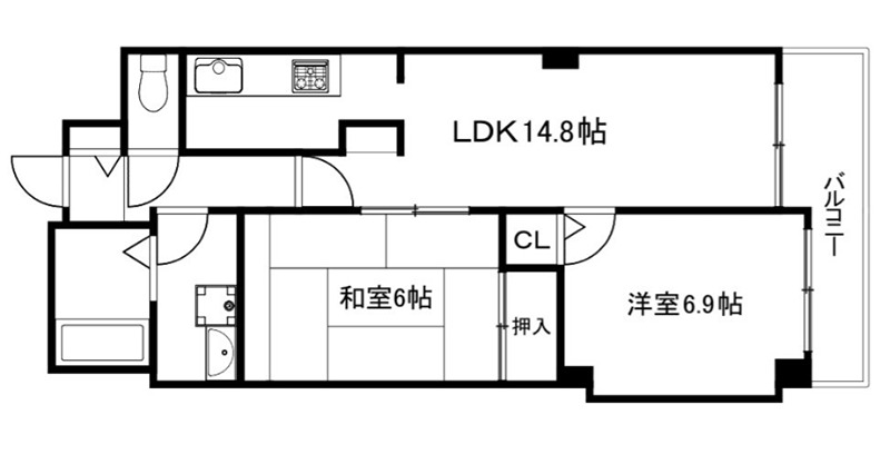 パインフィールド吉祥院 間取り