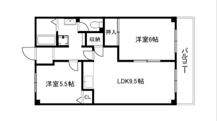 第2洛西ハイツ 間取り