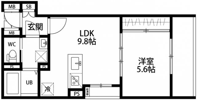 メゾンドクレール西大路 間取り