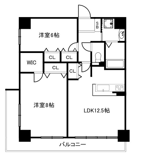 クオリカ太秦 間取り