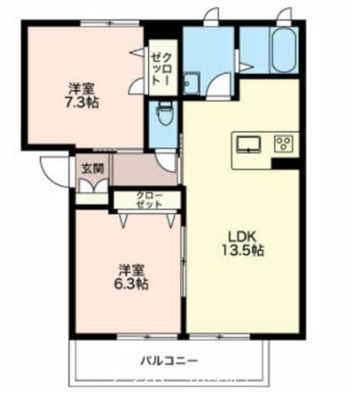 パルテンツァＫＯＵＹＡ 間取り
