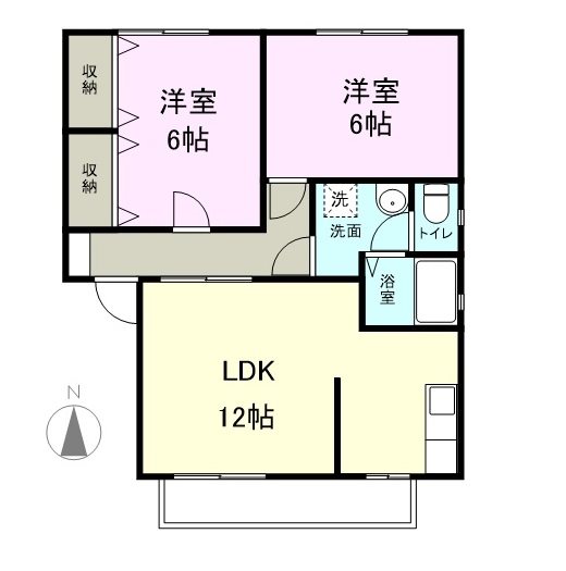 ハイランドタウン　D棟  間取り