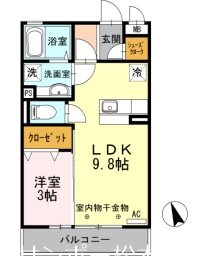 ソレイユ渚  間取り