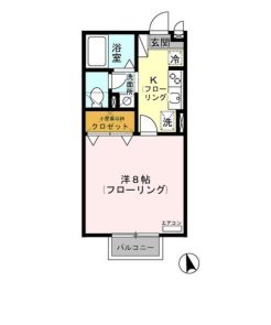 エクセレントタウン村井　A棟 間取り