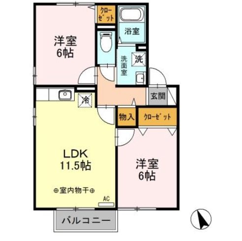 エトワール　B棟 間取り