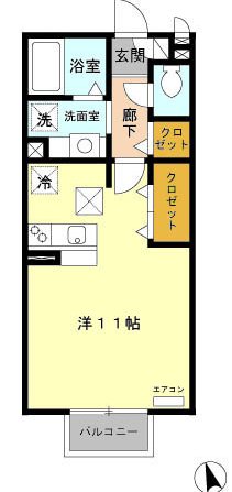 スタジョーネ・アウルⅡ 間取り