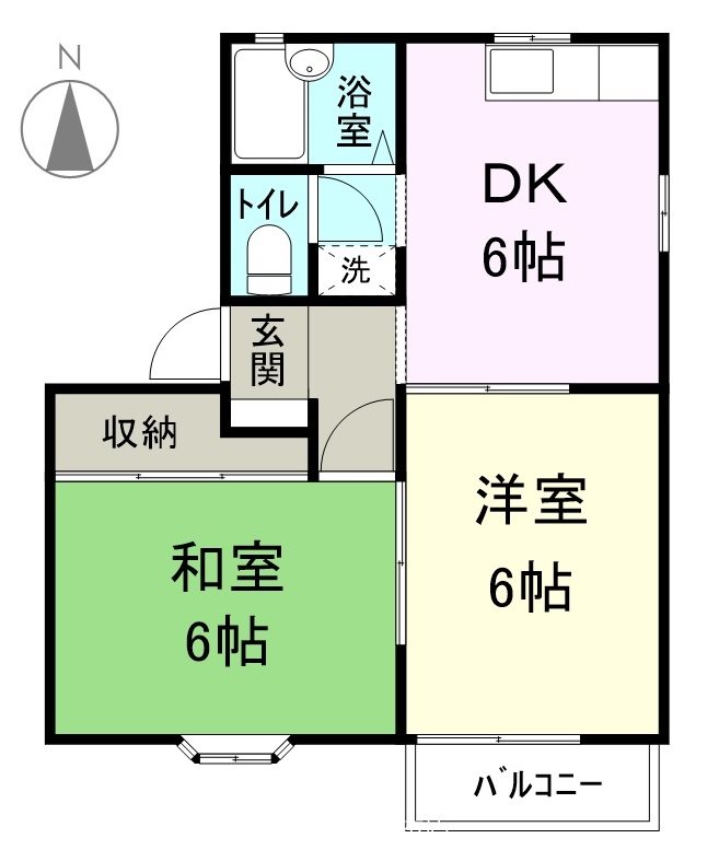 コーポナガタ 間取り