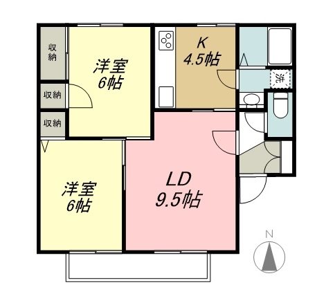 クレア・笹部 間取り