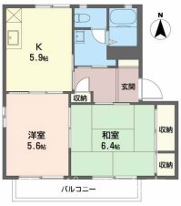 グリーンハイツ島立　C棟 間取り