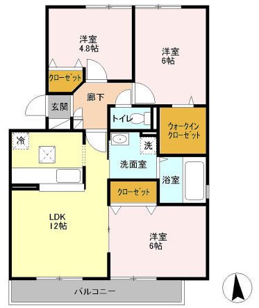 BLESTON　ARUGA 間取り