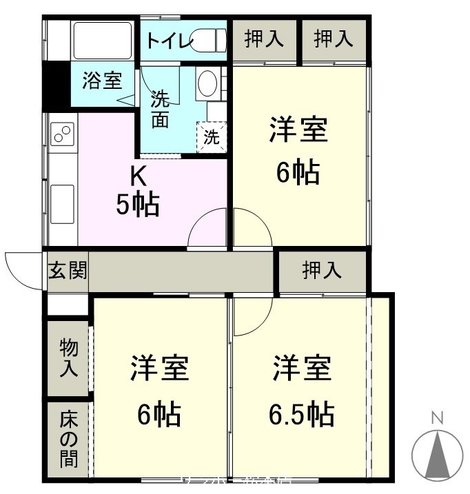 村井貸家 間取り