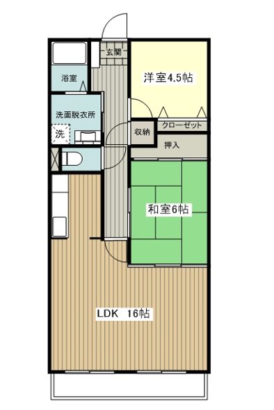 並柳ハイツ 間取り