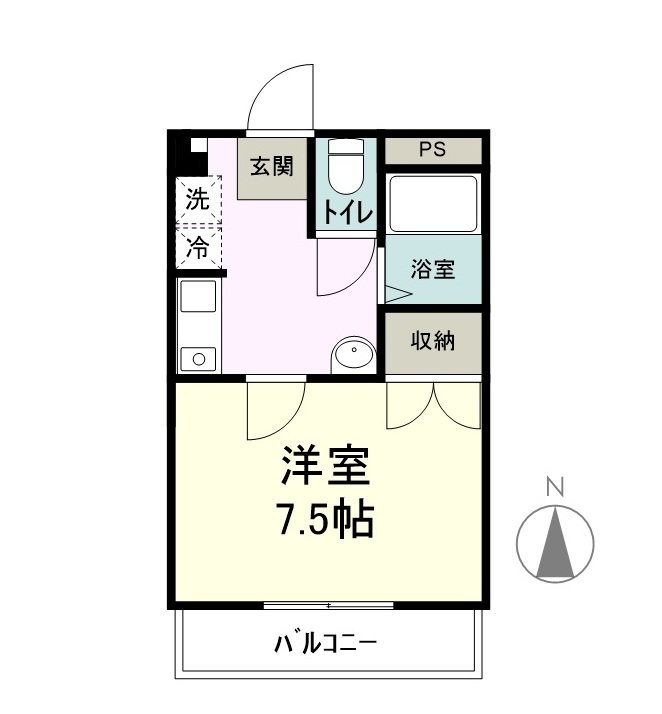 クレールTATETSU 間取り