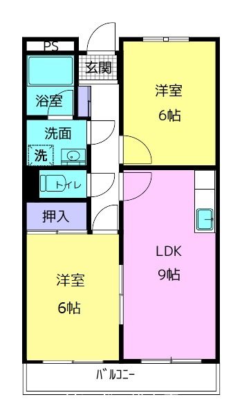 Limpiaメゾンタナカ 間取り