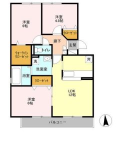 BLESTON　ARUGA 間取り