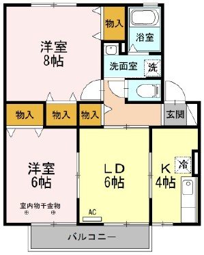 グランドール沢村 間取り