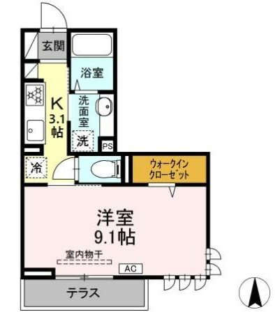 GRAND　D-ROOM　村井北 間取り