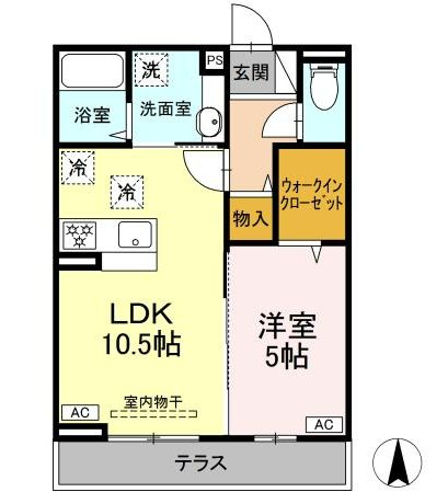 GRAND　D-ROOM　村井北 間取り