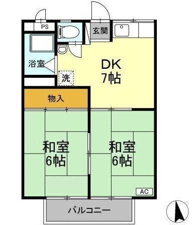 コーポシャローム 間取り