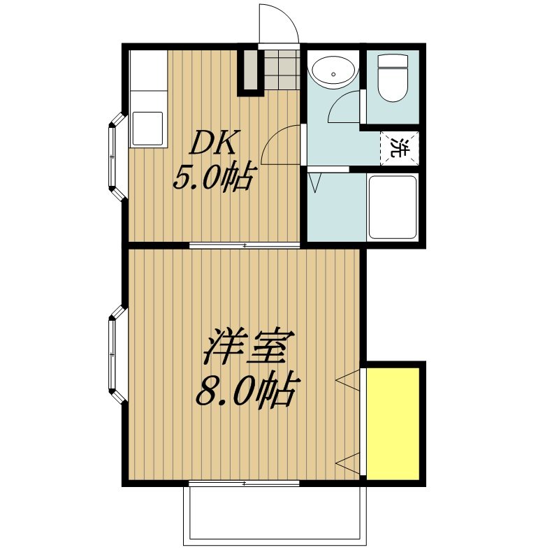 小林コーポ 間取り