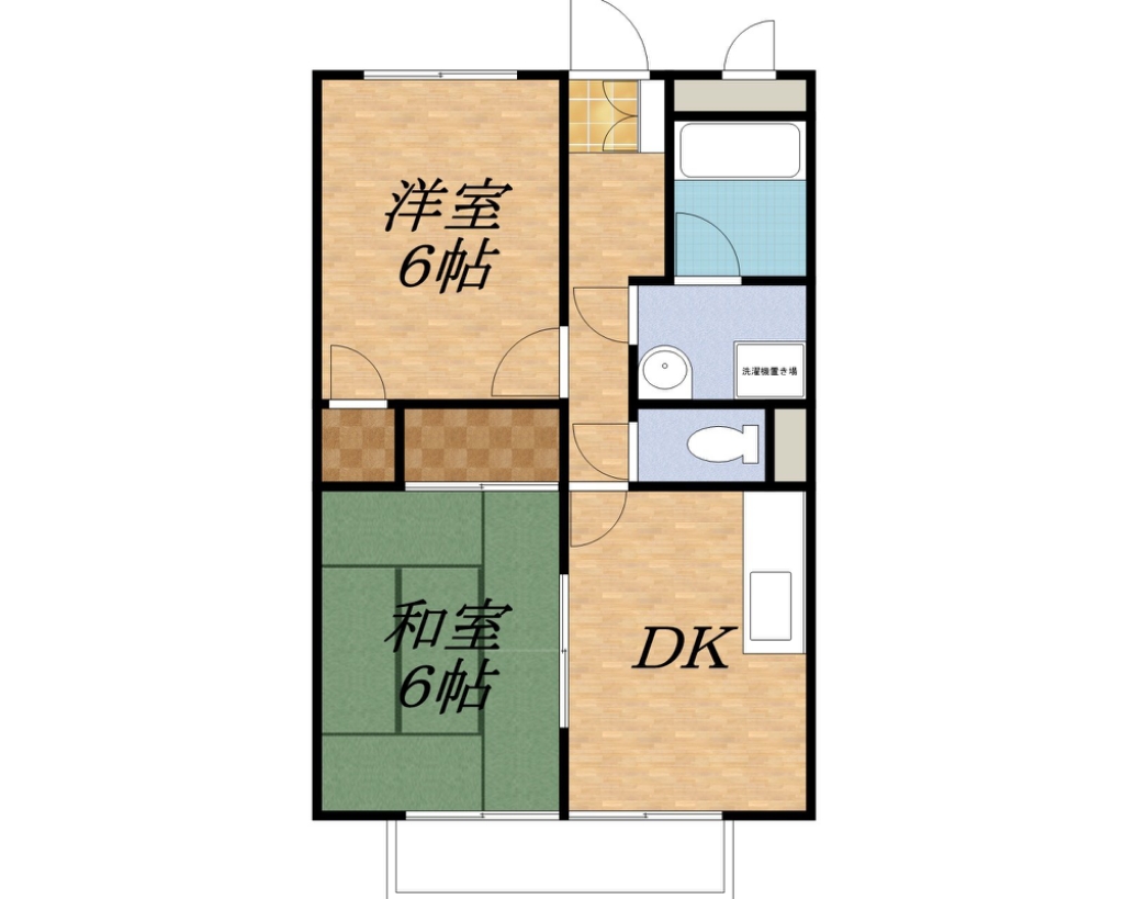 Ｓｕｒｐｌｕｓ　Ｔｗｏ中島ハイツ 間取り