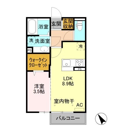 アイオーラＴ．ＳⅡ 間取り