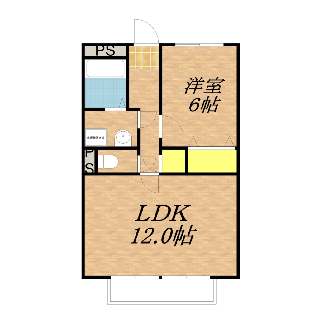 Ｓｕｒｐｌｕｓ　Ｔｗｏ中島ハイツ 間取り