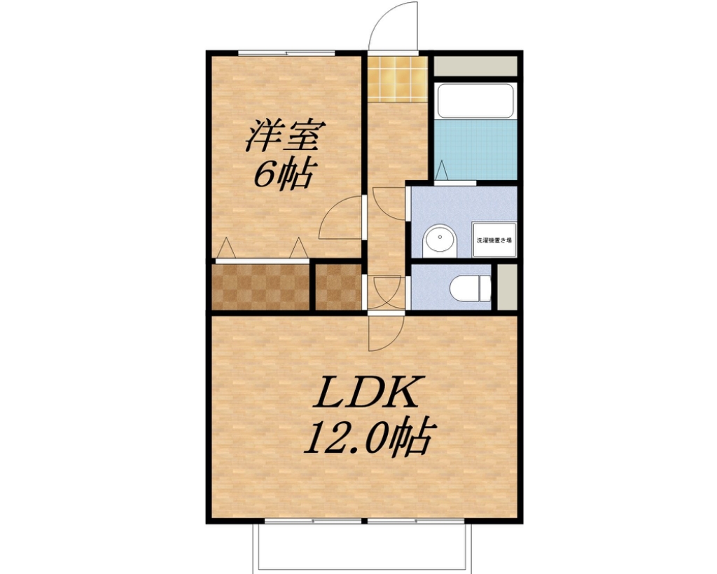 Ｓｕｒｐｌｕｓ　Ｔｗｏ中島ハイツ 間取り