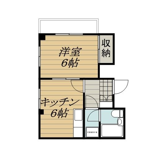 カザコシスカイハイツ 間取り