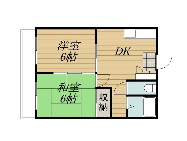 福島アパート 間取り