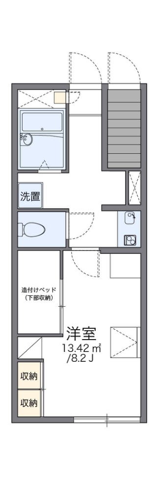 レオパレススペランツァＩＩＤＡ 間取り