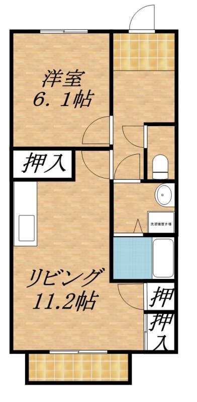 エスポワール星南 間取り