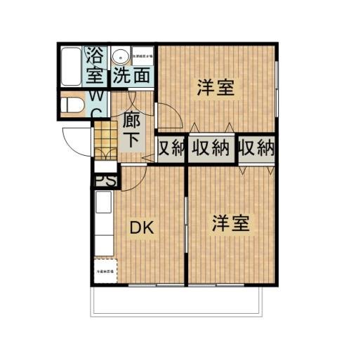 エステートマンションウェストプラザ館 間取り