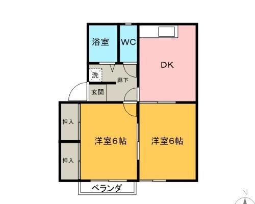 ソレイユ南原 間取り