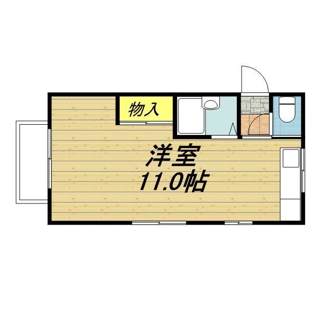 コーポフルーツ館 間取り