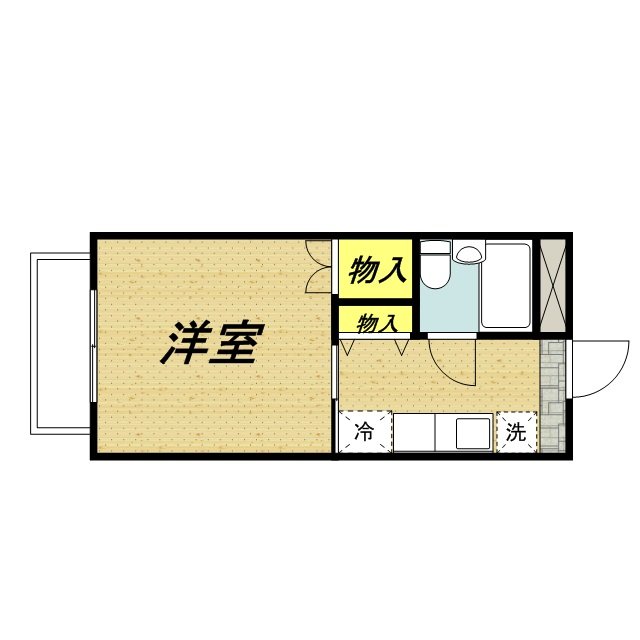 タプロコート城前 間取り