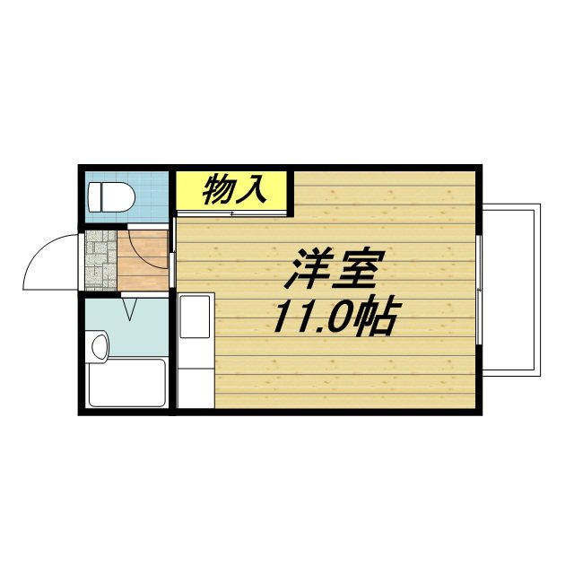 コーポフルーツ館 間取り