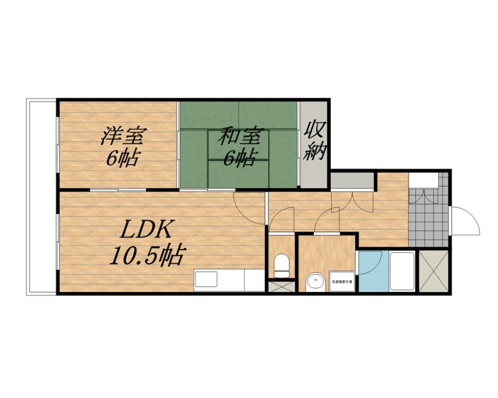アヴェニール白山 間取り
