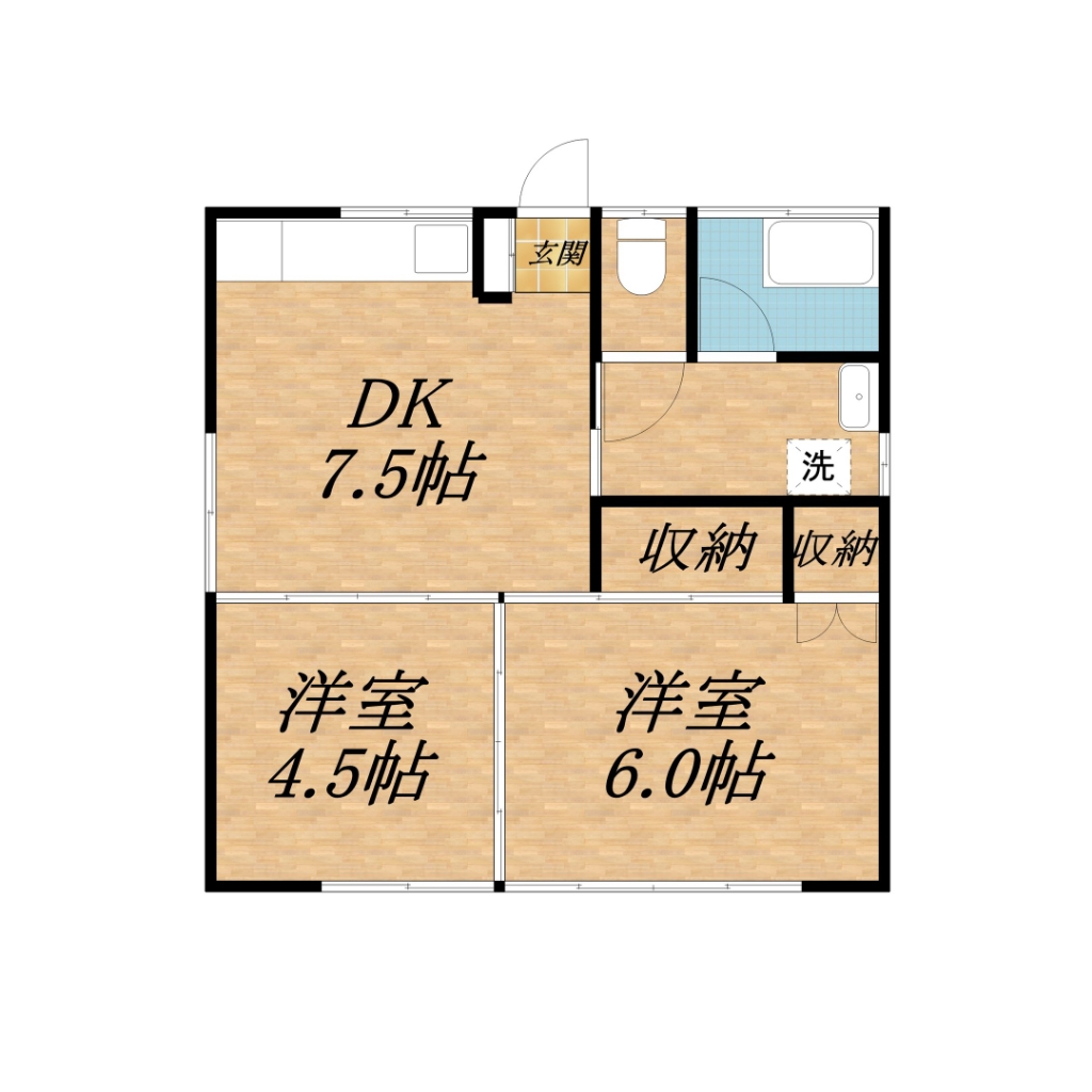岩崎荘 間取り