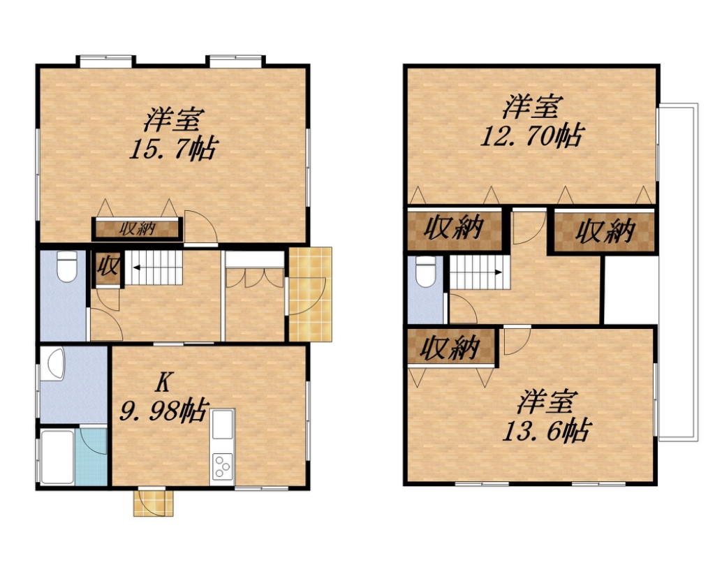 上郷別府貸家 間取り