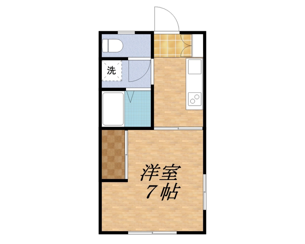 アーバンハイツ北方Ｂ 間取り