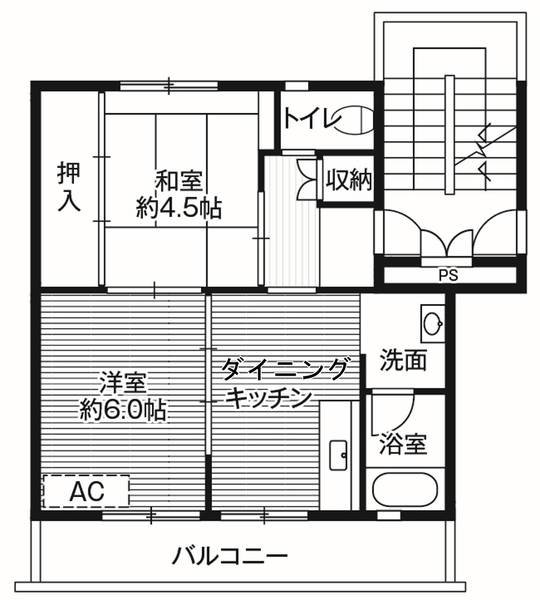 ビレッジハウス駒ヶ根２号棟 間取り