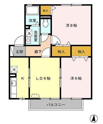 セジュールラフィネ 間取り
