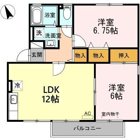 ハイカムール沢村 間取り