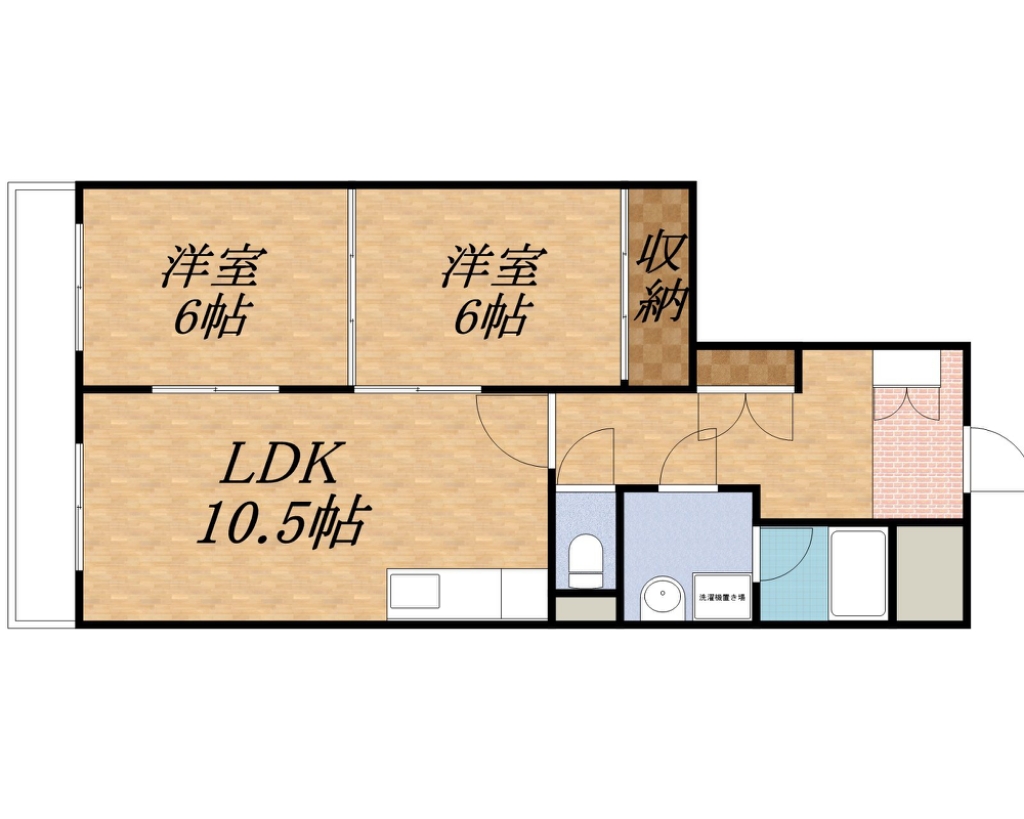 アヴェニール白山 間取り