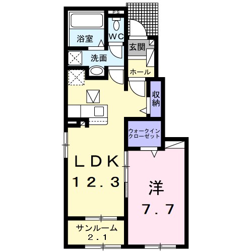 Ｌｏｔｔｉｅ伊那Ⅱ 間取り